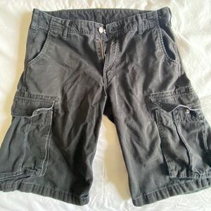 Black levi cargo pants